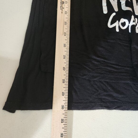 New Year New Day New Goals Black Womens T-Shirt By Just Be Free Size S - Picture 8 of 15